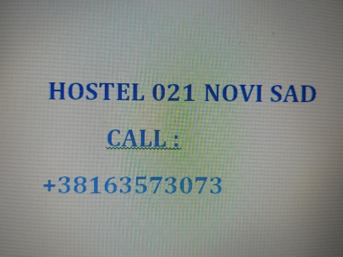 نوفي ساد Hostel 021 المظهر الخارجي الصورة